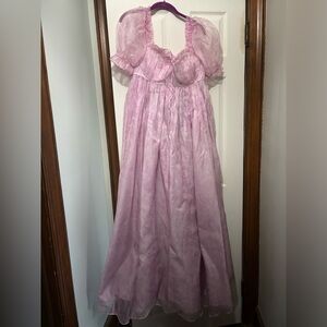 SOLD Pink porcelain seashell gown by Selkie